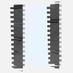 Usta Çelik 4 Lü Metal Ayakkabılık Antrasit 50X15X143 U-Ayk04Antr küçük görsel