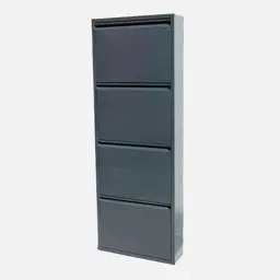 Usta Çelik 4 Lü Metal Ayakkabılık Antrasit 50X15X143 U-Ayk04Antr küçük görsel