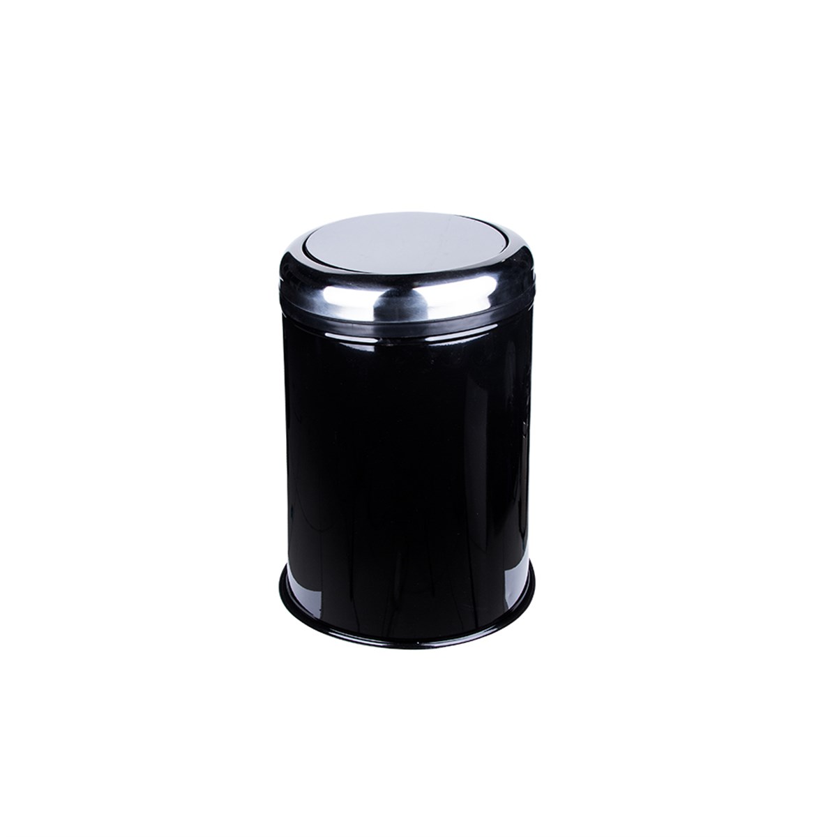 Maxiflow Pratik Kapak Çöp Kovası 8 Lt Siyah 28656 görseli