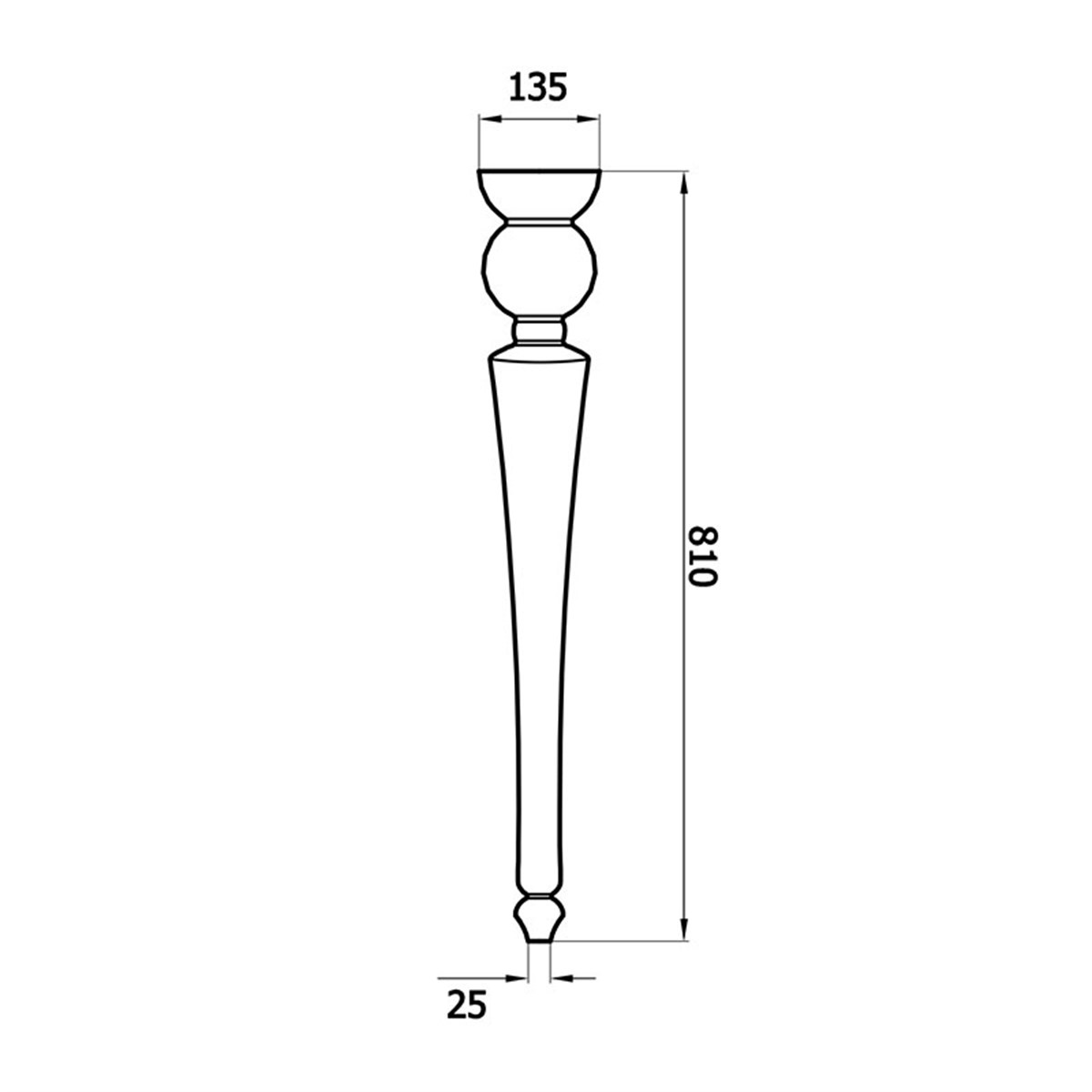 Newarc Antika 2'li Ayak Oval Elt.A011 küçük görsel