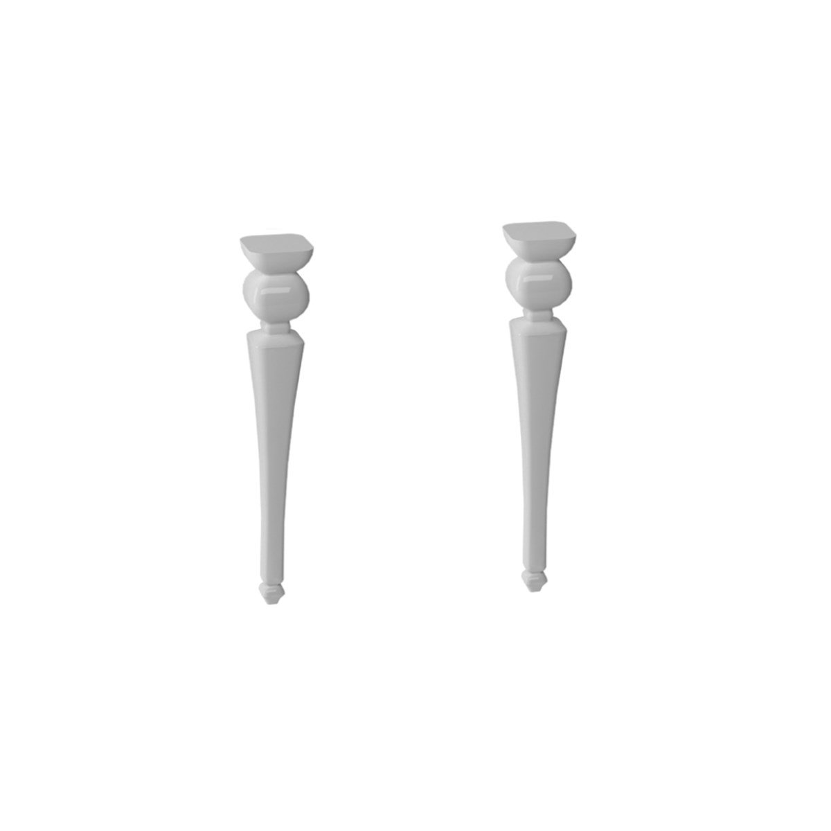 Newarc Antika 2'li Ayak Oval Elt.A012 görseli