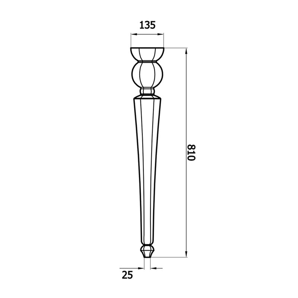 Newarc Antika 2'li Ayak Oval Elt.A012 küçük görsel