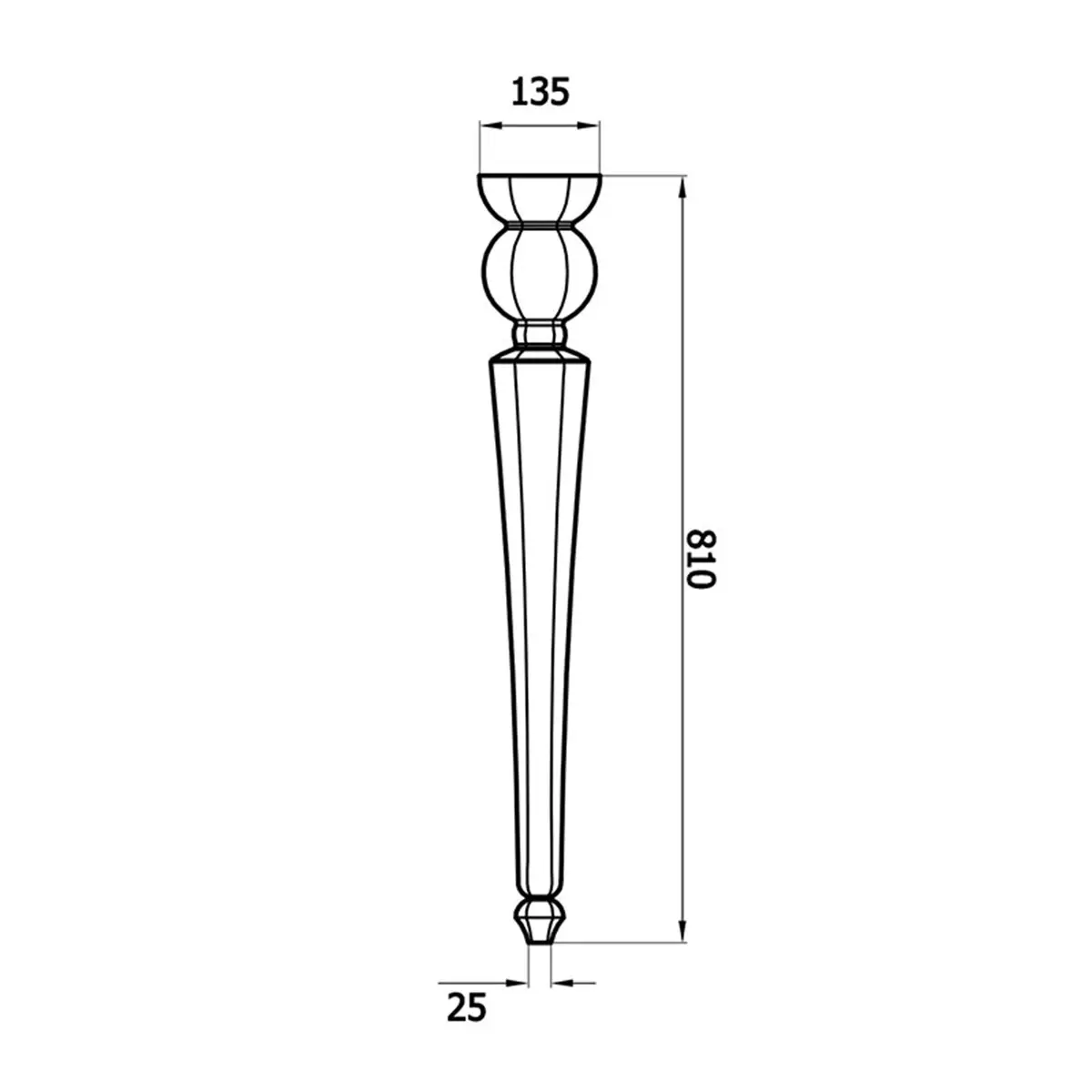 Newarc Antika 2'li Ayak Oval Elt.A012 küçük görsel