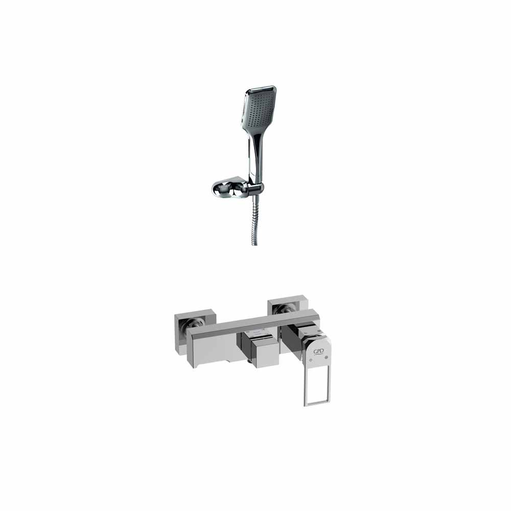 Gpd Quadro Banyo Bataryası Ve Duş Seti Krom küçük görsel