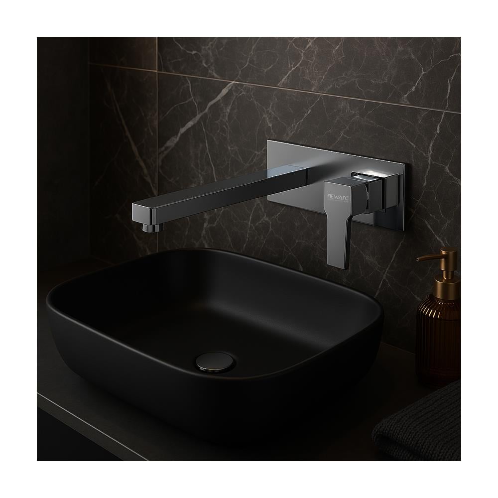 Newarc Aqua Ankastre Lavabo Bataryası Mat Metalik Gri 941571G küçük görsel