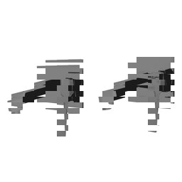 Newarc Aqua Ankastre Lavabo Bataryası Mat Metalik Gri 941571G küçük görsel