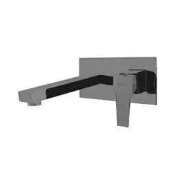 Newarc Aqua Ankastre Lavabo Bataryası Mat Metalik Gri 941571G küçük görsel