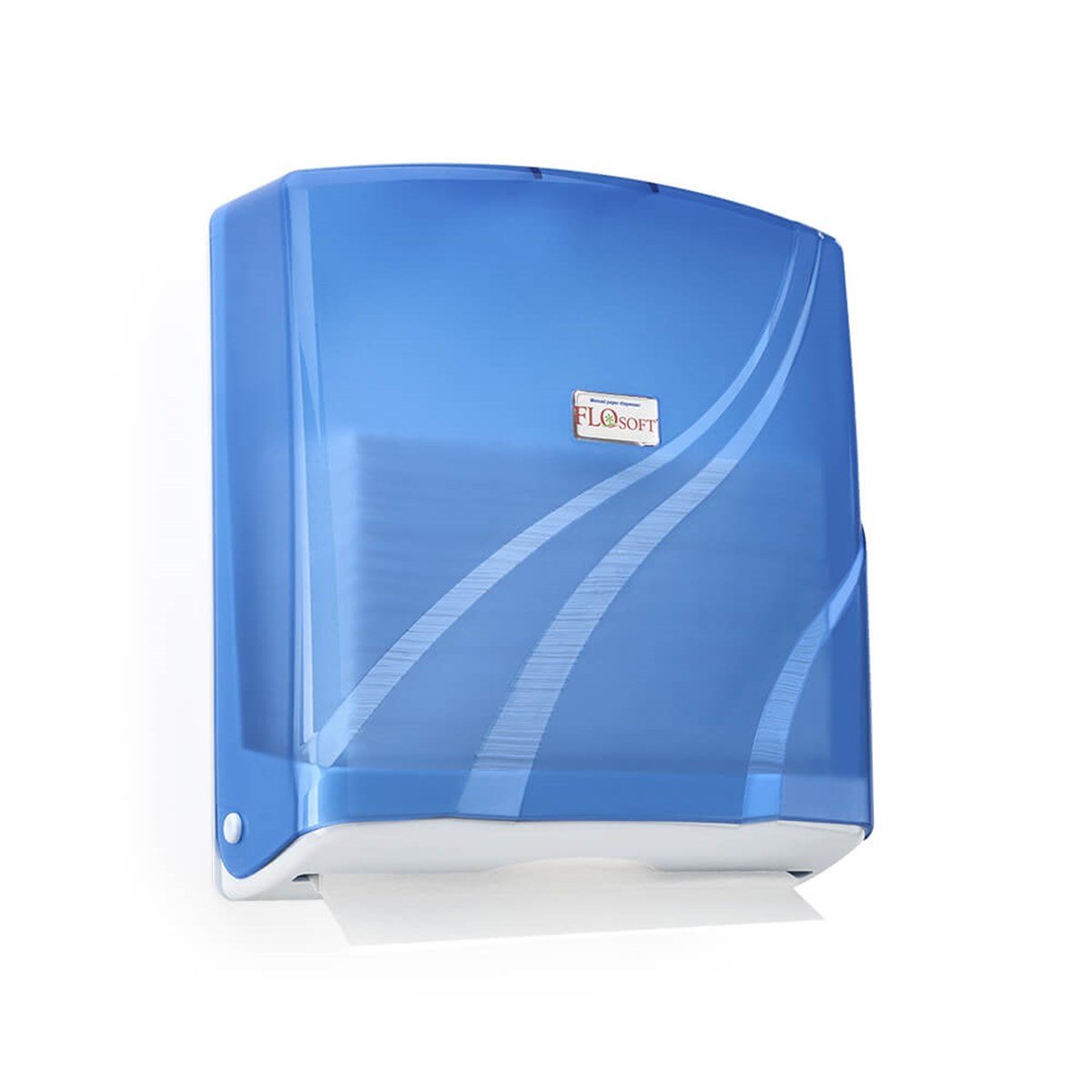 Flosoft Z Katlamalı Kağıt Havluluk 300'lük F070M Mavi görseli