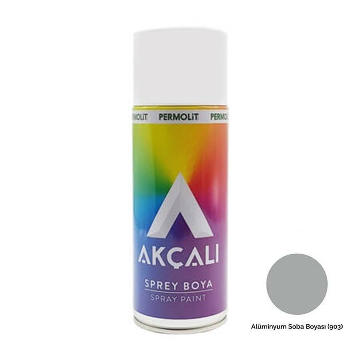 Akçalı Sprey Boya 400 Ml Alüminyum Soba Boyası (903) küçük görsel