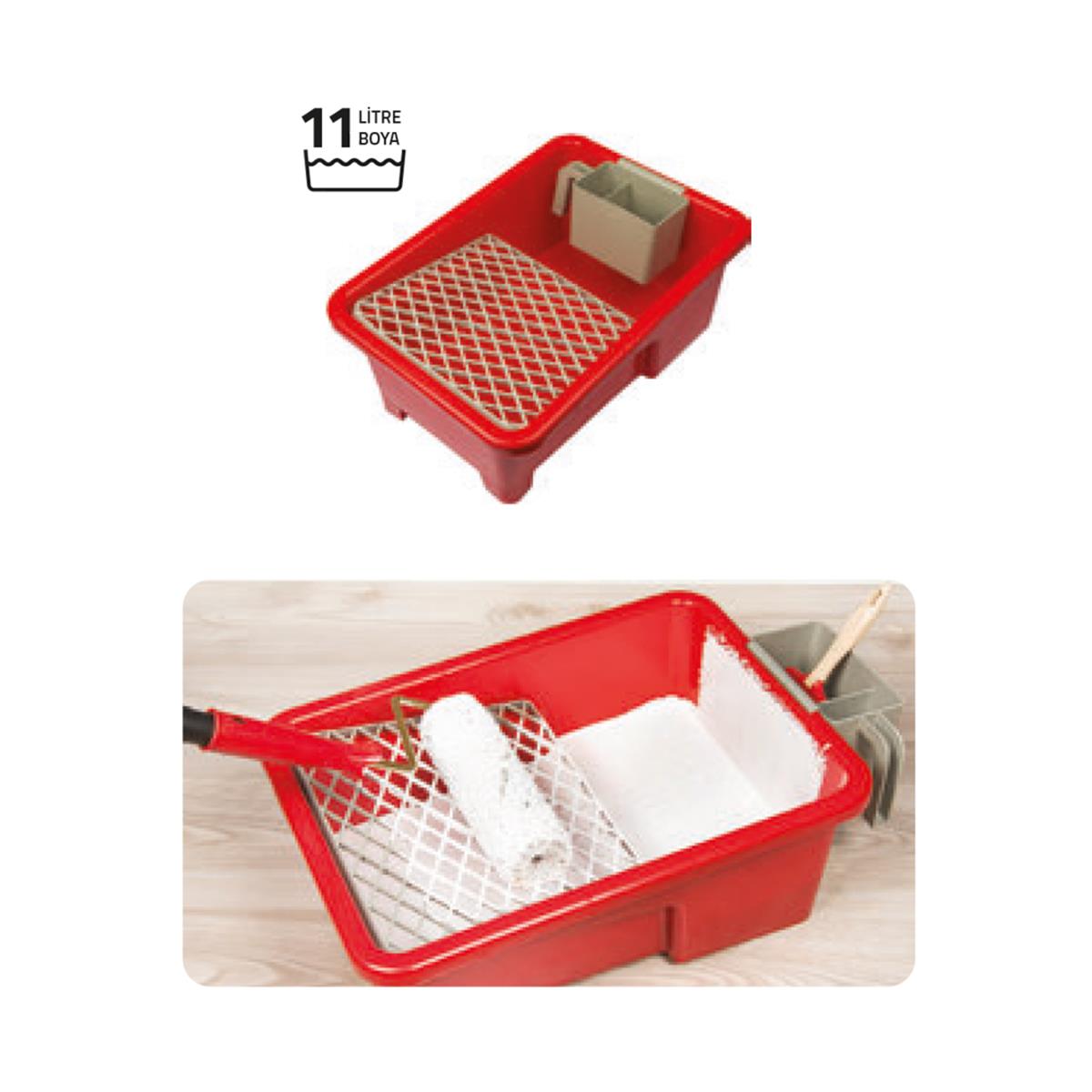 Dekor 1180 Büyük Boy Boyacı Kabı 35x50x21cm küçük görsel