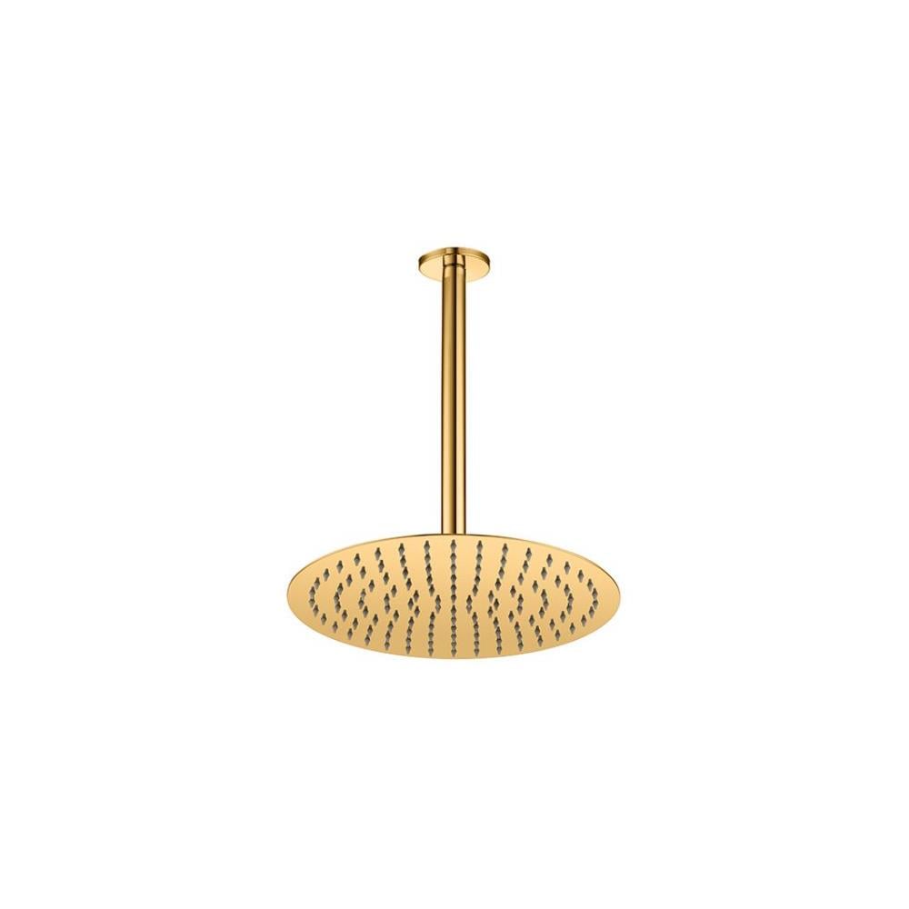 GPD Ankastre Duş Başlığı Duvardan Ø25 Cm Altın Ads30-a küçük görsel