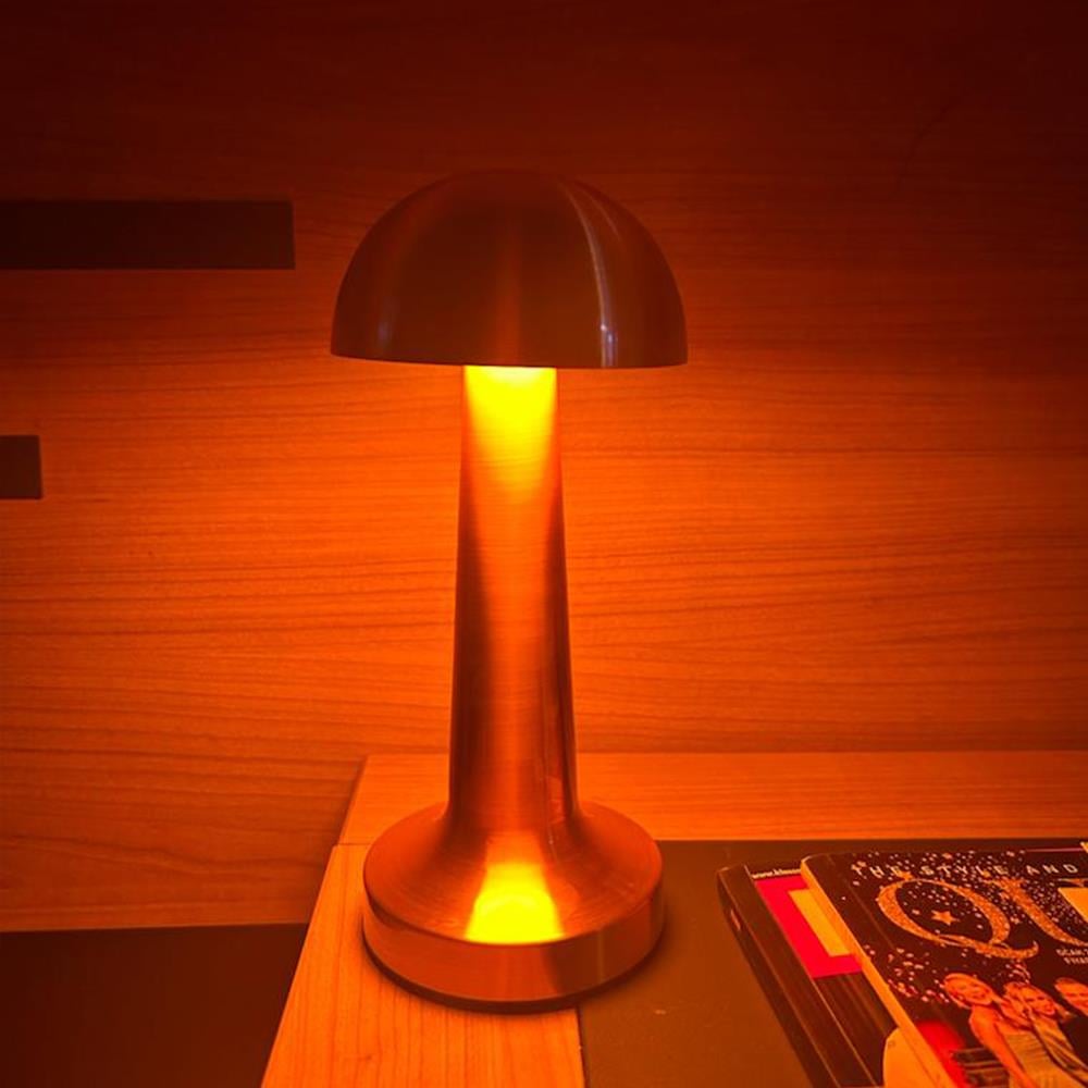 Forlife Dekoratif Şarjlı Led Masa Lambası Rose FL-8054 küçük görsel