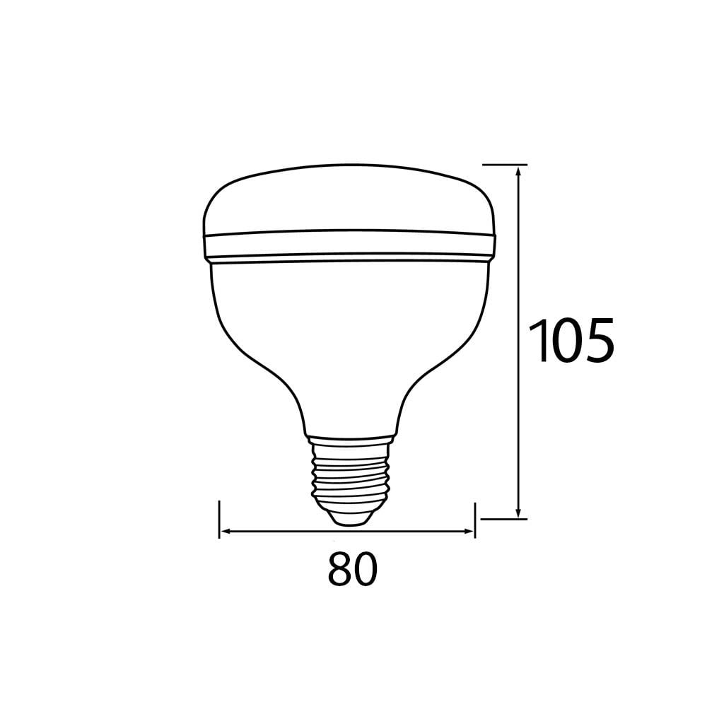 Horoz Crystal 20W Led Torch Ampul E27 6500K Beyaz küçük görsel