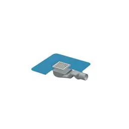 Maxiflow Std Tekstil Membranlı Yer Süzgeci 10X10 Ø50 S Sifonlu (Yan Çıkış) 34293 küçük görsel