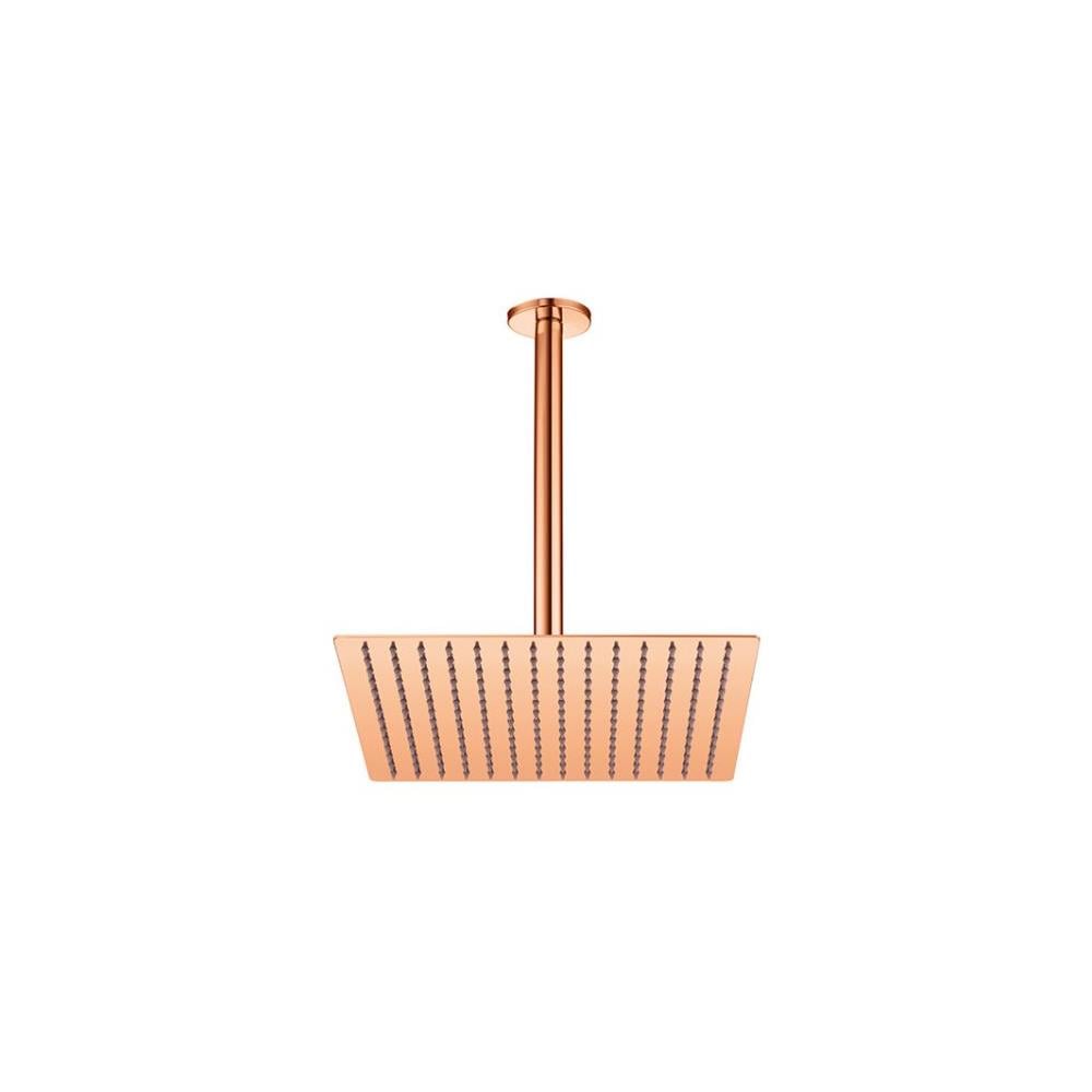 GPD Ankastre Duş Başlığı Tavandan 20x20 Cm Rose Gold Ads17-r küçük görsel