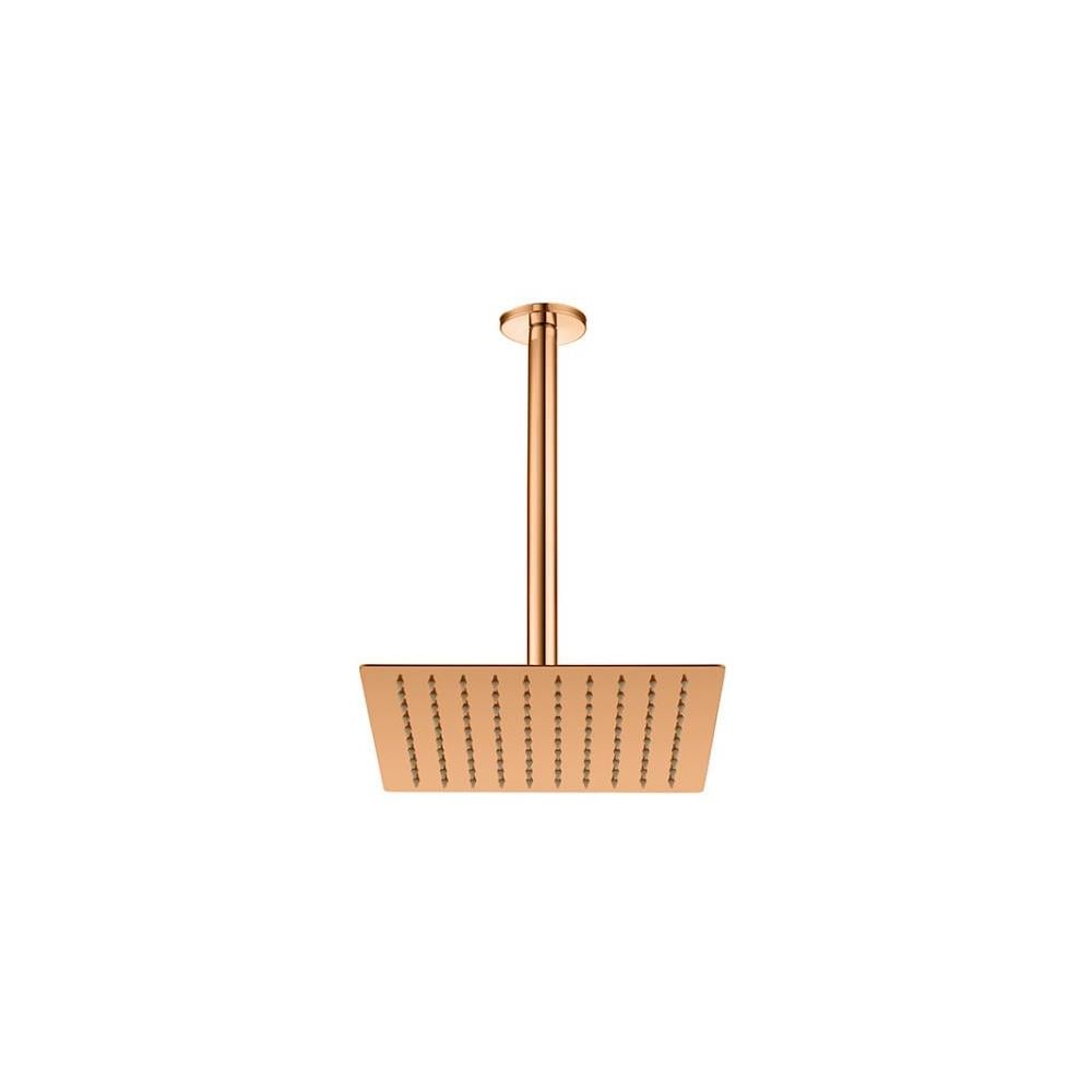 GPD Ankastre Duş Başlığı Tavandan 20x20 Cm Rose Gold Ads17-r küçük görsel