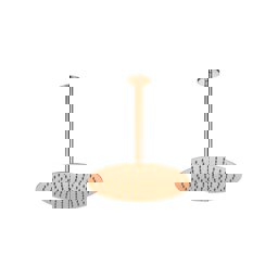 GPD Ankastre Duş Başlığı Tavandan 20x20 Cm Rose Gold Ads17-r küçük görsel