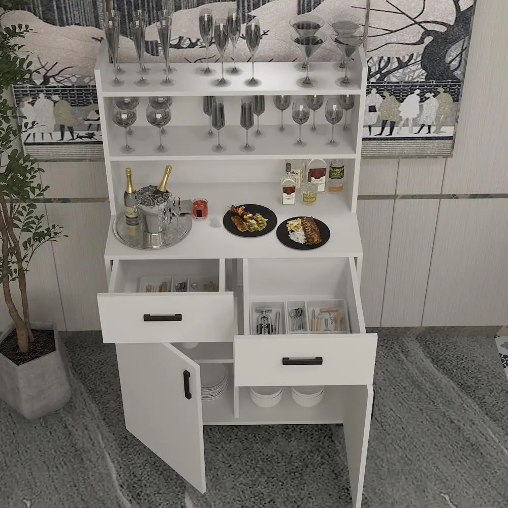 Bgr Otel Ve Restoran Yüksek Servant Beyaz küçük görsel