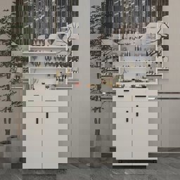 Bgr Otel Ve Restoran Yüksek Servant Beyaz küçük görsel