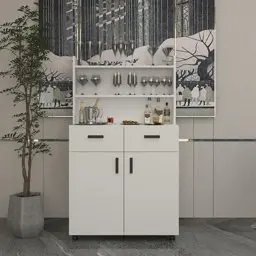 Bgr Otel Ve Restoran Yüksek Servant Beyaz küçük görsel