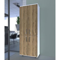 Bgr 4 Kapaklı Kilitli Ofis Evrak Dolabı Beyaz küçük görsel