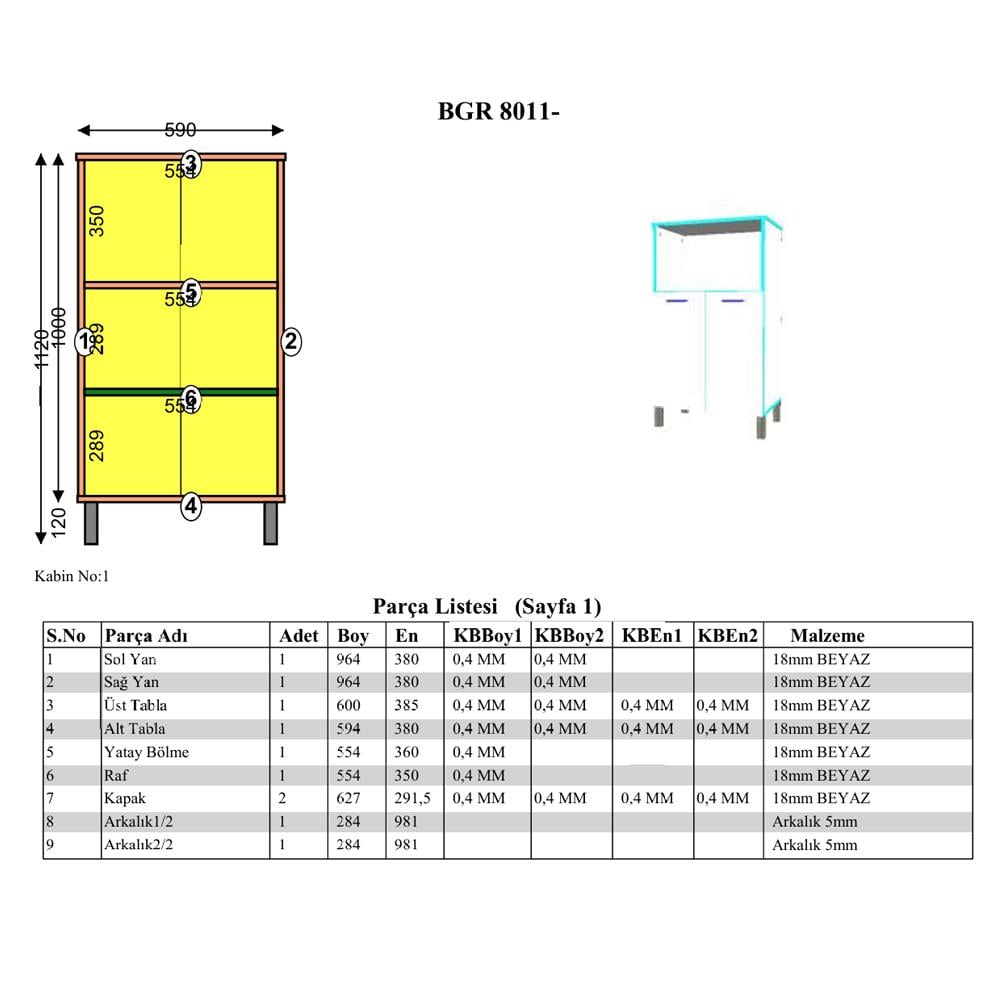 Bgr 8011 Çok Amaçlı Mikrodalga Dolabı Beyaz küçük görsel