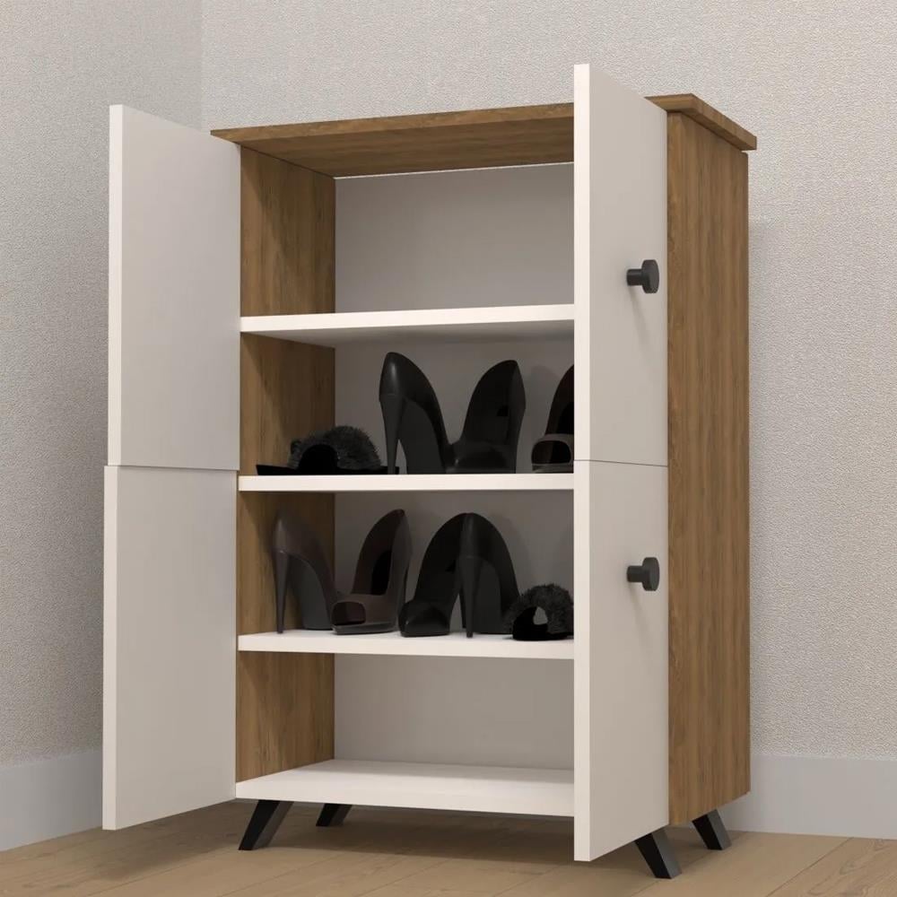 Bgr 7033 Çok Amaçlı 4 Kapaklı Ayakkabılık küçük görsel