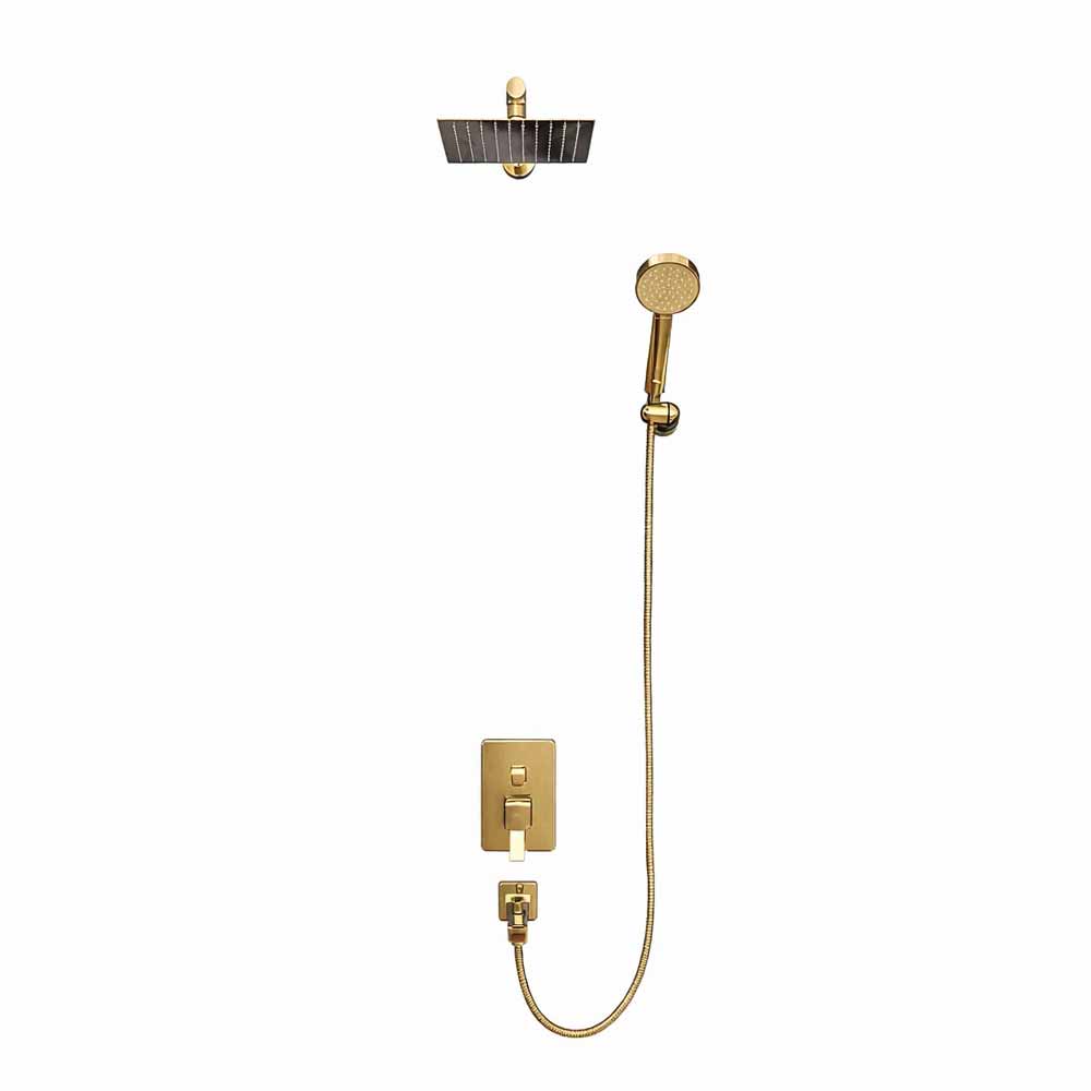 Gpd Tulio Ankastre Duş Seti Altın küçük görsel