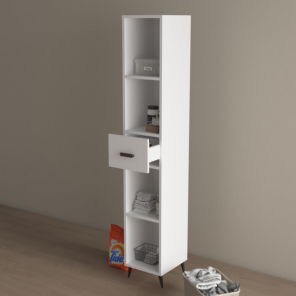 Bgr 406 Çok Amaçlı Çekmeceli Raflı Mutfak Dolabı küçük görsel