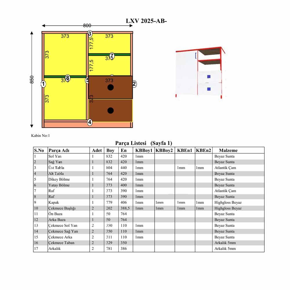 Bgr Kahve Köşesi Dolap Beyaz-Safir Meşe 2025 küçük görsel