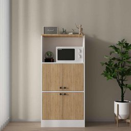 Bgr Mutfak Dolabı Beyaz-Safir Meşe 2506-Aa küçük görsel