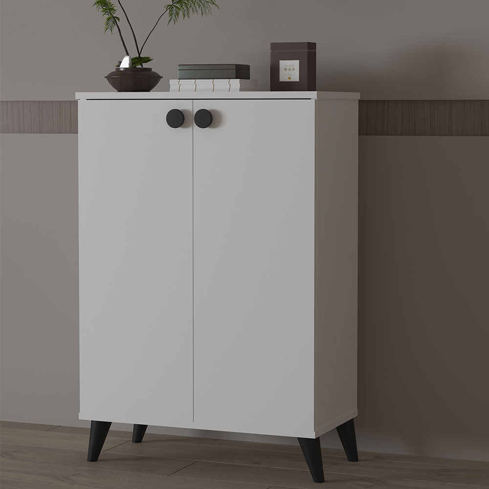 Bgr Ayakkabılık Çok Amaçlı Dolap Beyaz 8050 küçük görsel