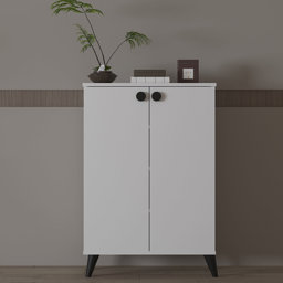 Bgr Ayakkabılık Çok Amaçlı Dolap Beyaz 8050 küçük görsel