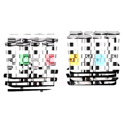 Maxiflow Geri Dönüşüm Atık Kovası Pratik Kapak 4'Lü Ss430 23437 küçük görsel