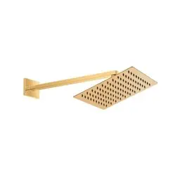 GPD Ankastre Duş Başlığı Tavandan 20x20 Cm Altın Ads17-a görseli
