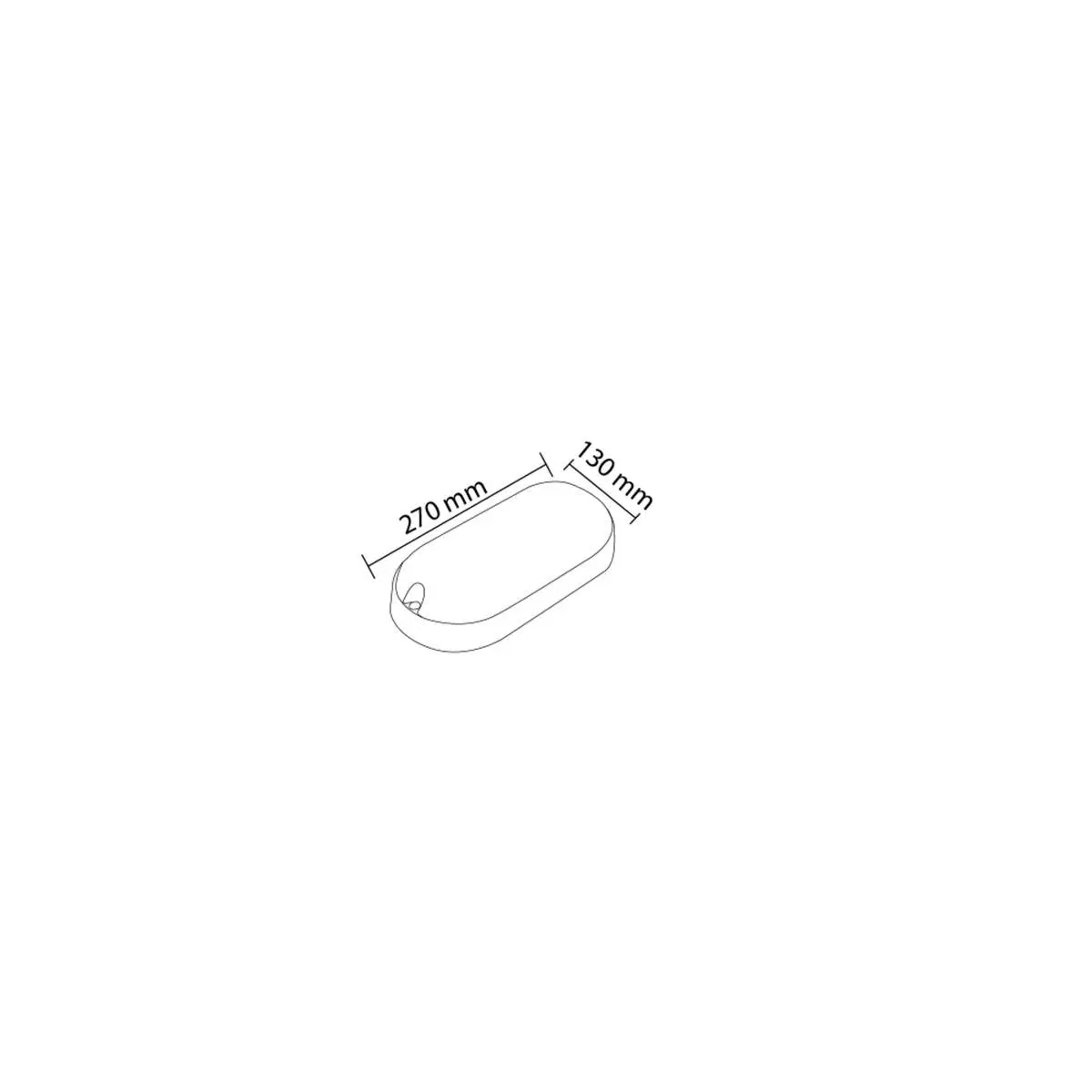 Forlife 22W Beyaz Glop Armatür Ip65 6500k Beyaz FL-1126 B küçük görsel