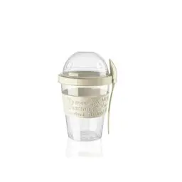 Hazneli Yoğurt Kabı 600Ml AP-9199 küçük görsel