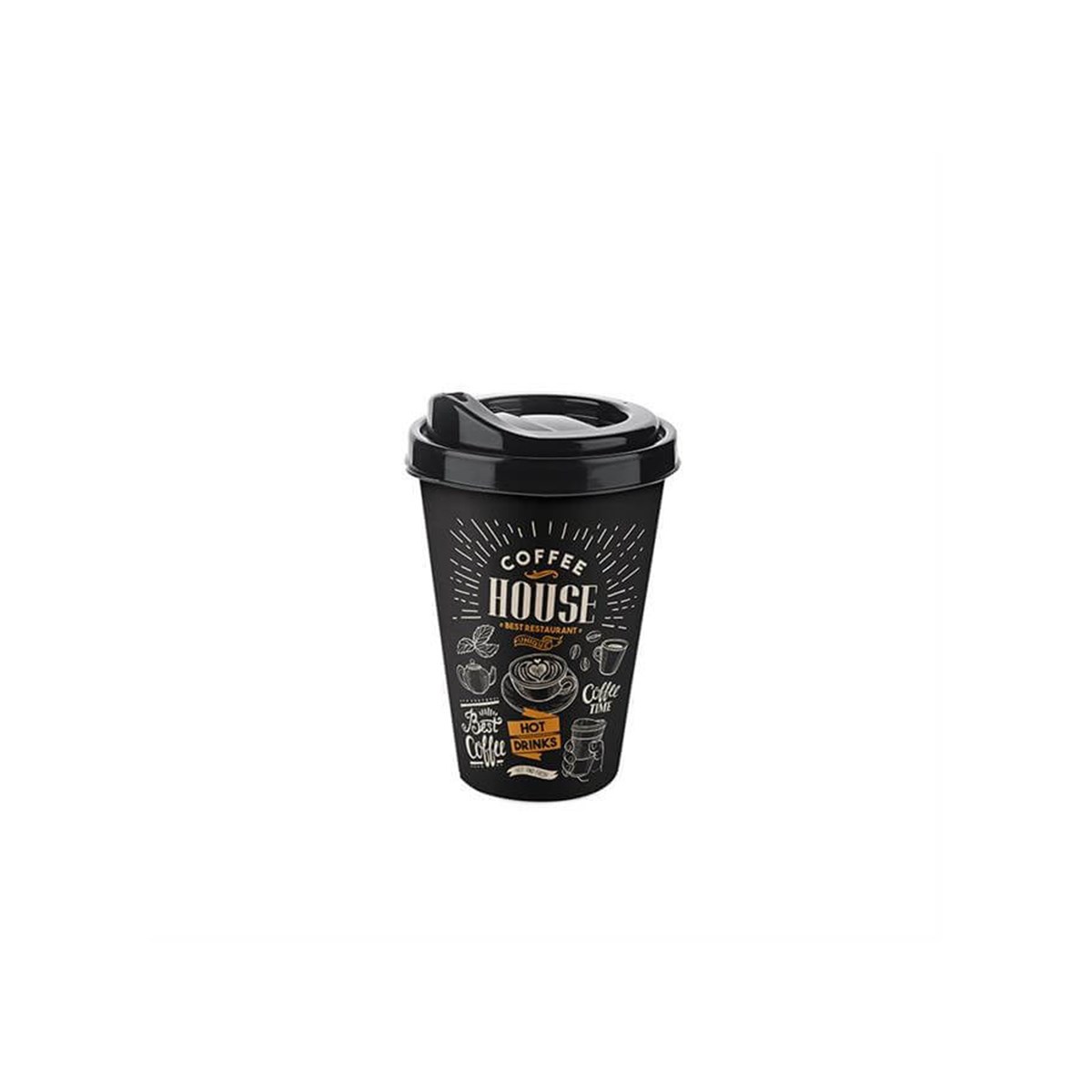 Coffee Bardak 400 ml AP-9122 küçük görsel