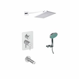 Gpd Aduro Ankastre Duş Seti Krom görseli