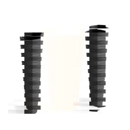 Serinova Kumsal Vazo Saksı Takım No:2 9 Lt Mocha küçük görsel