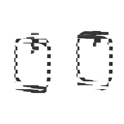 F1 Model Lüks Siyah Yuvarlak Havluluk F1004.S küçük görsel