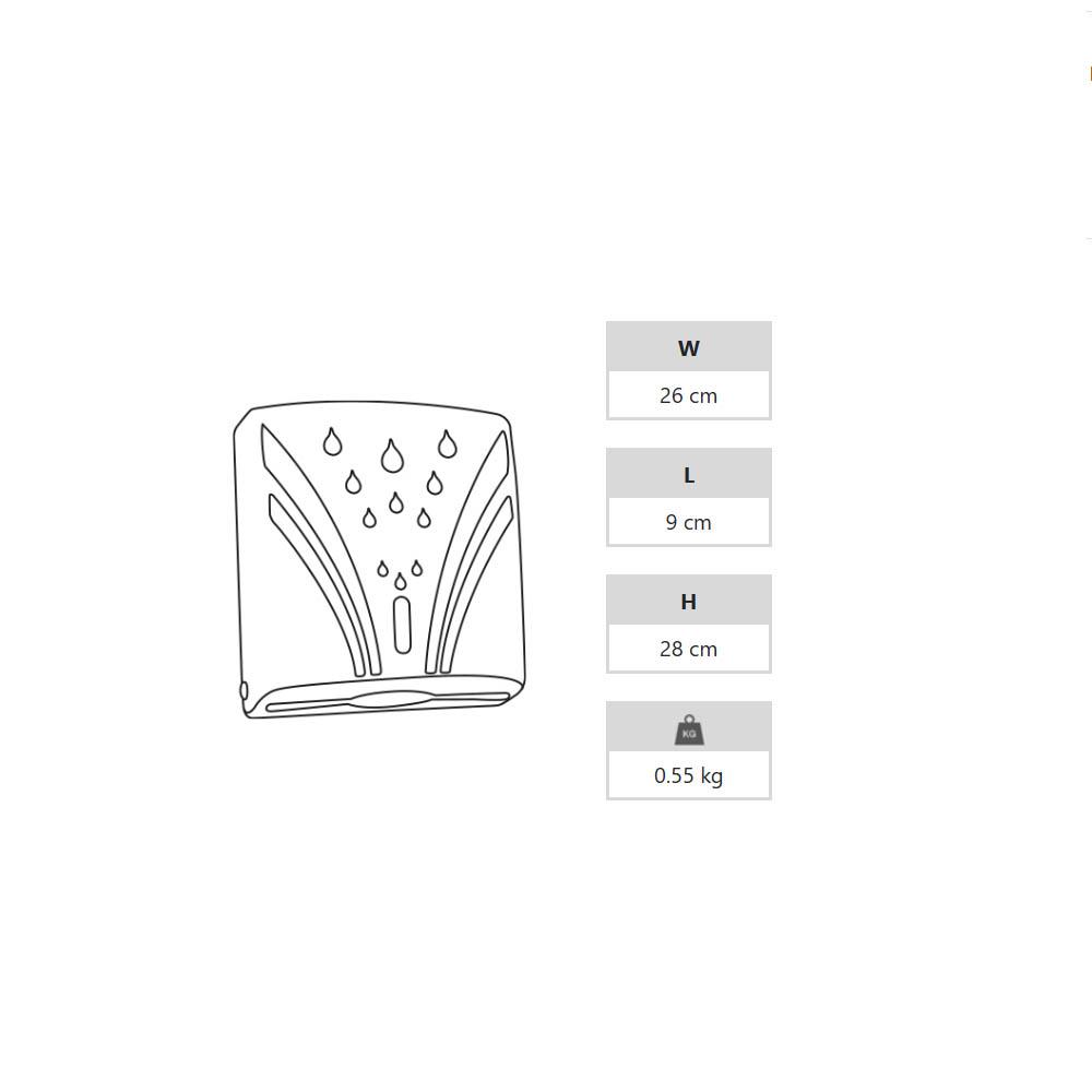A Form Z Katlı Havlu Aparatı 300'Lü Siyah Zha-3 103 küçük görsel