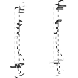 Newarc Bold Bataryalı Duş Ünitesi Siyah 910532 görseli