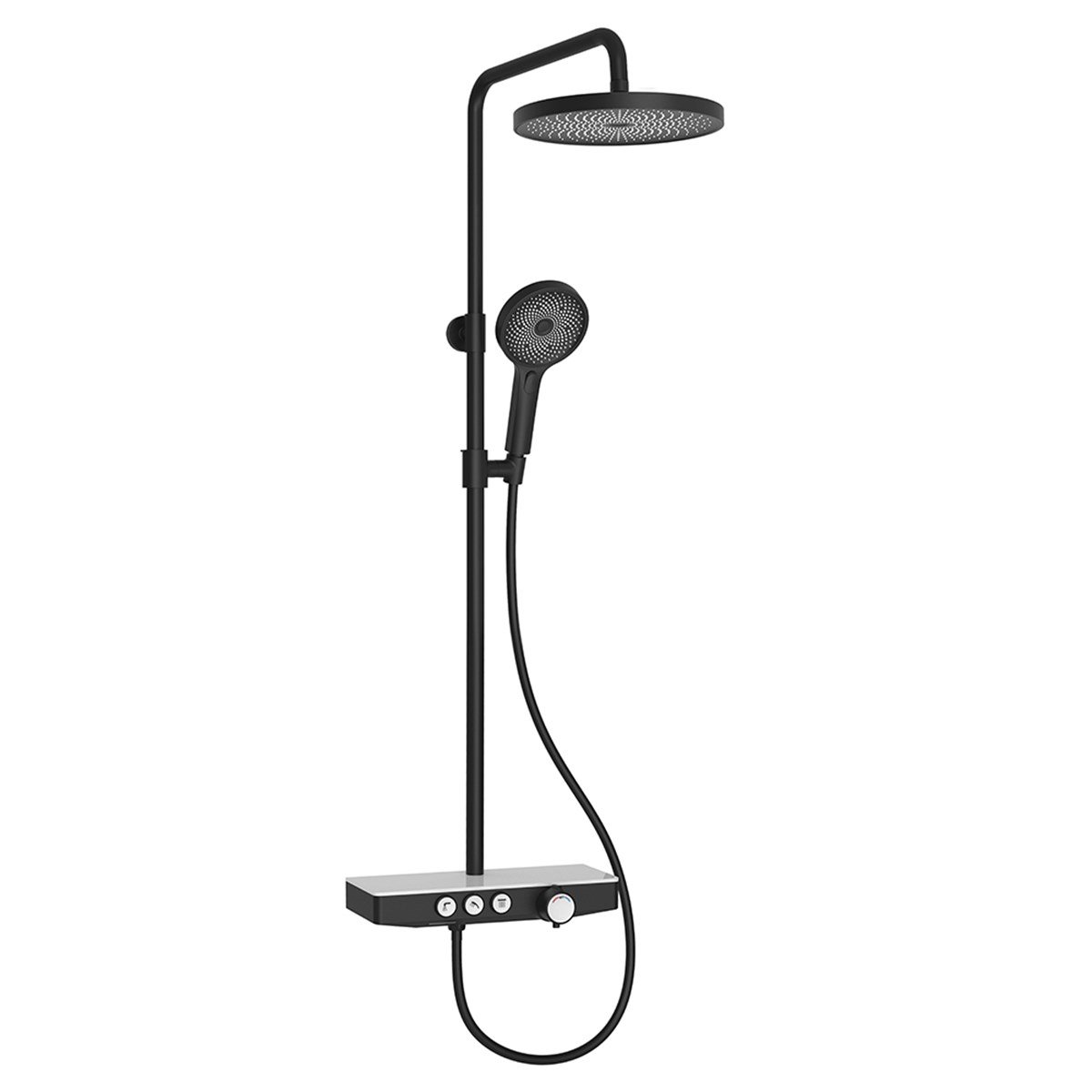 Newarc Bold Bataryalı Duş Ünitesi Siyah 910532 küçük görsel