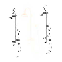 Newarc Pera Bataryalı Duş Ünitesi Parlak Bakır 961505 görseli