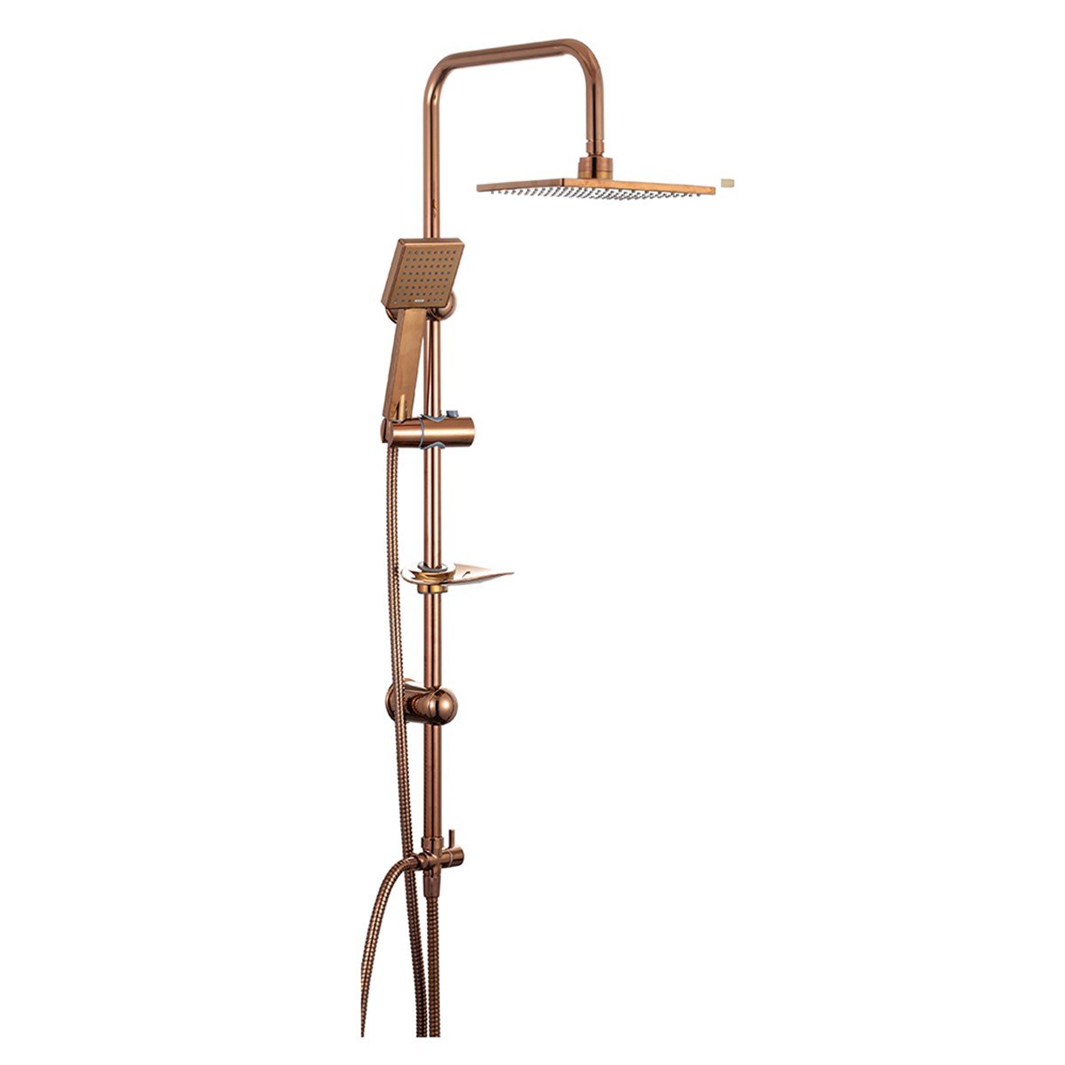 Newarc Aqua Duş Ünitesi Parlak Bakır 440538 küçük görsel