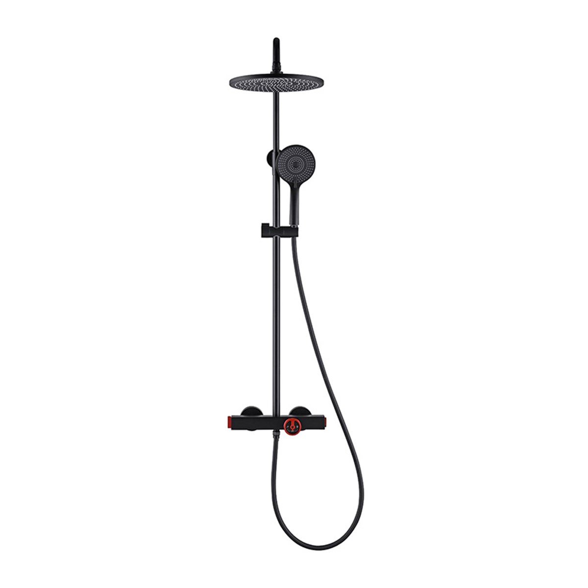 Newarc Step Termostatik Bataryalı Duş Ünitesi Siyah 900535 küçük görsel