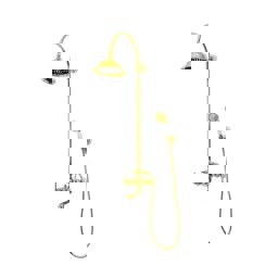 Newarc Pera Bataryalı Duş Ünitesi Altın 961515 küçük görsel