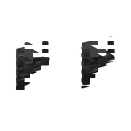 F1 Model Lüks Siyah İkili Bornoz Askılık F1005.S görseli