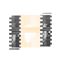 Metali Cam Raf Etajeri Şeffaf 2Li 5001 görseli